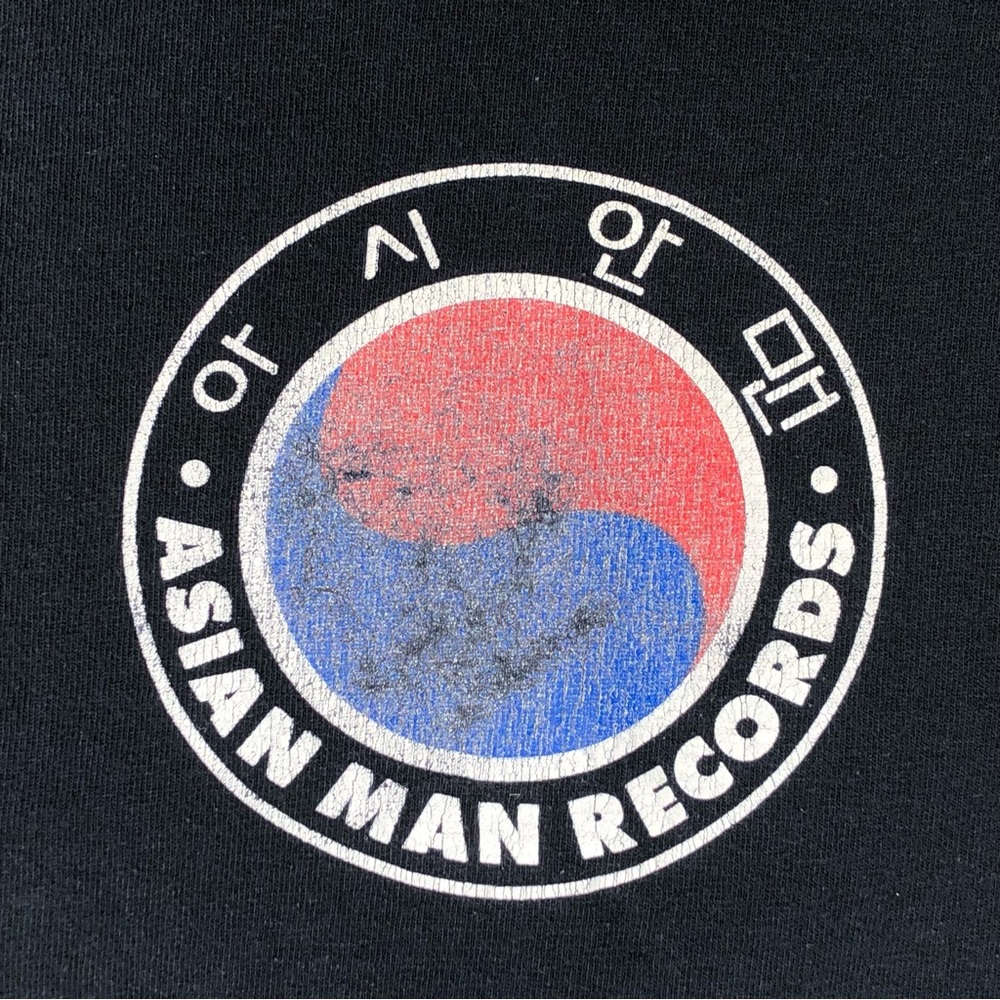 Vintage Asian Man Records Logo 100% Cotton T, Size L